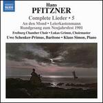 Pfitzner: Complete Lieder, Vol. 5