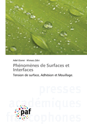 Ph?nom?nes de Surfaces et Interfaces