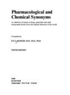 Pharmacological and Chemical Synonyms