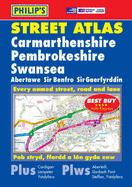 Philip's Street Atlas Carmarthenshire, Pembrokeshire and Swansea: Pocket - 