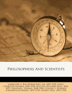 Philosophers and Scientists