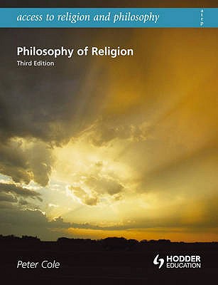 Philosophy of Religion - Cole, Peter, Chfc, Lcsw