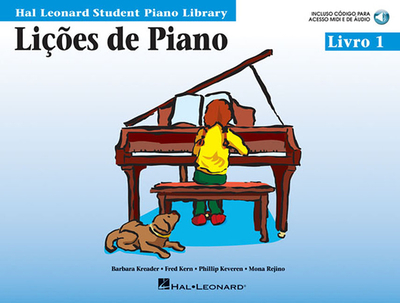 Piano Lessons, Book 1 - Portuguese Edition: Hal Leonard Student Piano Library (Bk/Online Audio) - Hal Leonard Corporation (Creator)