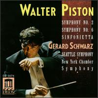 Piston: Symphony Nos. 2 & 6; Sinfonietta - Gerard Schwarz (conductor)