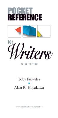 Pocket Reference for Writers - Fulwiler, Toby, and Hayakawa, Alan R