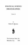 Political Science Bibliographies, - Harmon, Robert B