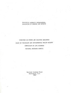 Polycyclic Aromatic Hydrocarbons: Evaluation of Sources and Effects - Division on Earth and Life Studies, and Commission on Life Sciences, and Board on Toxicology and Environmental Health Hazards