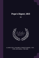 Pope's Digest, 1815: 28