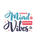 Positive mind Positive vibes: 2020 Vision Board Goal Tracker and Organizer
