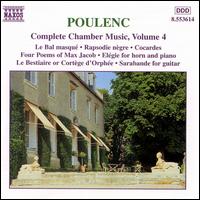 Poulenc: Complete Chamber Music, Vol. 4 - Alexandre Tharaud (piano); Alexandre Tharaud (percussion); Andre Moisan (clarinet); Celine Nessi (flute);...