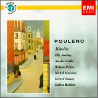 Poulenc: Mlodies - Dalton Baldwin (piano); Elly Ameling (soprano); Grard Souzay (tenor); Grard Souzay (baritone); Michel Snchal (tenor);...