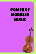 Power of Words in Music