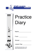 Practice Diary: for School Instrumental Lessons