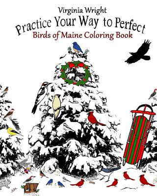 Practice Your Way to Perfect: Birds of Maine Coloring Book - Wright, Virginia