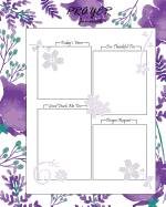 Prayer Journal: Praise and Thanks: Prayer Request Journal: Notebook: Dairy: A 3 Month Guide to Prayer, Praise and Thanks: Modern Calligraphy and Lettering