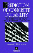 Prediction of Concrete Durability: Proceedings of STATS 21st anniversary conference
