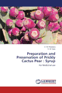 Preparation and Preservation of Prickly Cactus Pear: Syrup