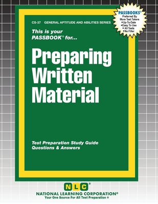 Preparing Written Material - Passbooks (Compiled by)