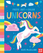 Press Out and Color: Unicorns