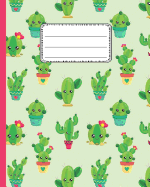 Pretty Cactus Notebook: Cute Cactus Notebooks for school