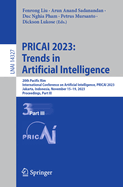 PRICAI 2023: Trends in Artificial Intelligence: 20th Pacific Rim International Conference on Artificial Intelligence, PRICAI 2023, Jakarta, Indonesia, November 15-19, 2023, Proceedings, Part III