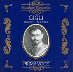 Prima Voce: Beniamino Gigli Vol. I