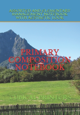 Primary Composition Notebook: Assorted and Elementary Management Notebook with Aesthetic Look - Printers, Cubical