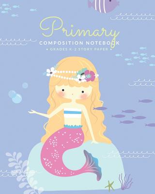 Primary Composition Notebook Grades K - 2 Story Paper: Dashed Midline and Drawing Space School Exercise Book - Draw and Write Journal - Publishing, Brickshub