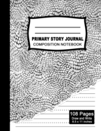 Primary Story Journal Composition Notebook: Beautiful Handwriting Write and Draw Journal for Preschool, Kindergarten, 1st & 2nd grades kids, Alligator Skin Scale Notebook for Students, K-2 with picture space and dashed Mid line Grades.