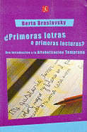 Primeras Letras O Primeras Lecturas