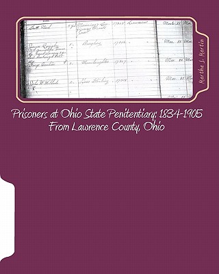 Prisoners at Ohio State Penitentiary 1834-1905- From Lawrence County, Ohio - Martin, Martha J