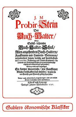 Probir-Stein Der Buch-Halter - Marperger, Paul Jacob