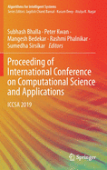 Proceeding of International Conference on Computational Science and Applications: Iccsa 2019