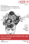 Proceedings of Iced11, Vol. 6: Design Information and Knowledge