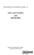 Proceedings of the British Academy: Volume 80: 1991 Lectures and Memoirs