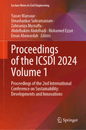 Proceedings of the ICSDI 2024 Volume 1: Proceedings of the 2nd International Conference on Sustainability: Developments and Innovations