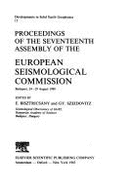 Proceedings of the Seventeenth Assembly of the European Seismological Commission - European Seismological Commission