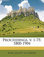 Proceedings. V. 1-75; 1800-190, Volume 69