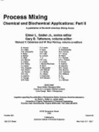 Process Mixing: Chemical and Biochemical Applications - Tatterson, Gary Benjamin, Dr.