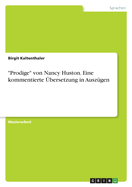 "Prodige" von Nancy Huston. Eine kommentierte bersetzung in Auszgen