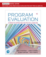 Program Evaluation: Alternative Approaches