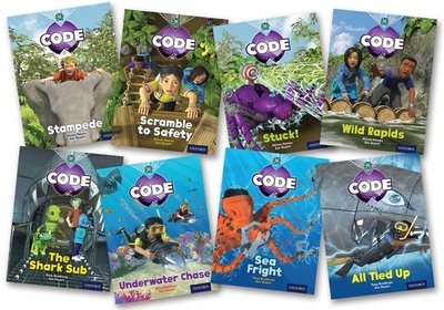 Project X Code: Jungle Trail & Shark Dive Pack of 8 - Bradman, Tony, and Hawes, Alison, and Lewis, Maureen (Series edited by), and Hatchett, Di (Series edited by), and Joyce, Marilyn