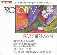 Prokofiev: Complete Piano Music, Vol. 1 - Boris Berman (piano)