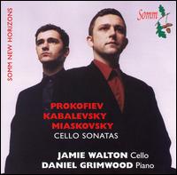 Prokofiev, Kabalevsky, Miaskovsky: Cello Sonatas - Daniel Grimwood (piano); Jamie Walton (cello)