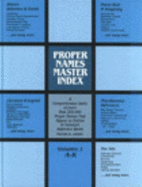 Proper Names Master Index - Abate, Frank R (Editor), and Zgusta, Ladislav (Foreword by)