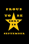 Proud to be born in september: birthday in september