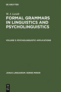 Psycholinguistic Applications