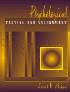 Psychological Testing and Assessment - Aiken, Lewis R, Dr.