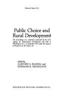 Public Choice and Rural Development Research Paper R-21