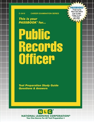 Public Records Officer - Passbooks (Compiled by)